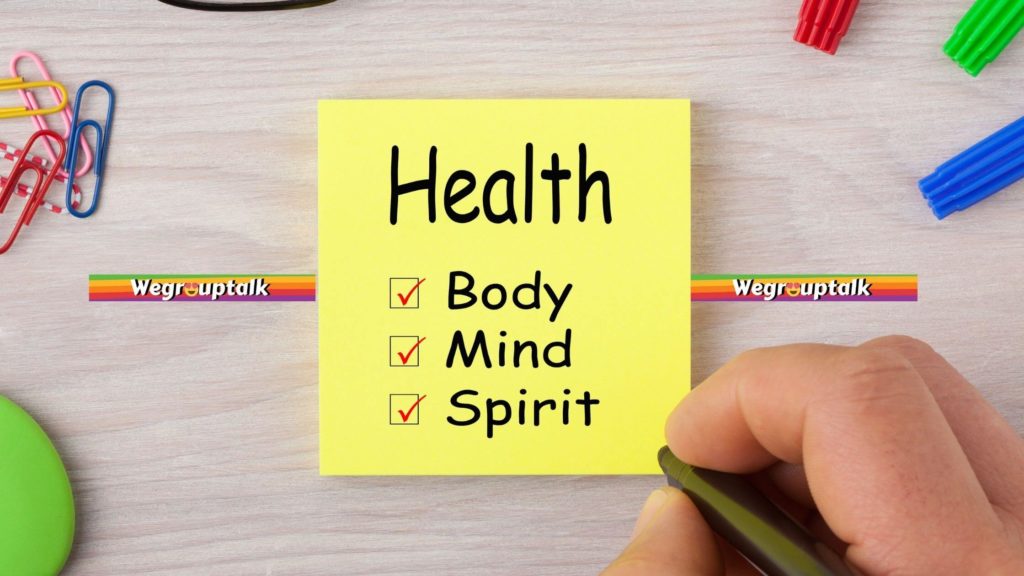 health is a combination of  body, mind and spirit