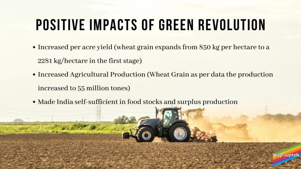 positive impacts of green revolution